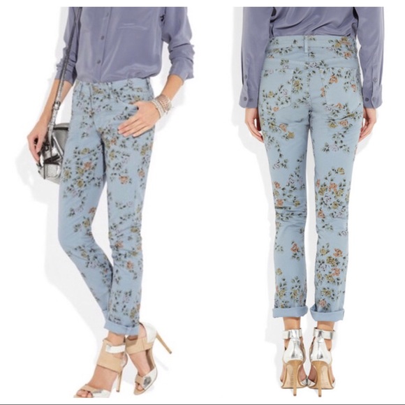 citizens of humanity floral jeans